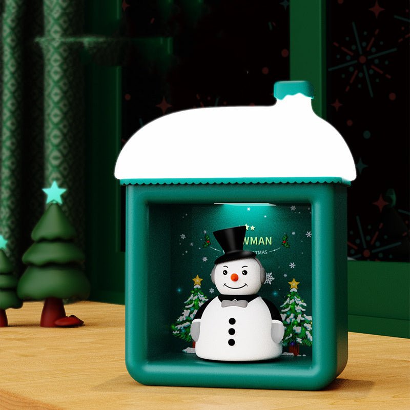 هدايا عيد الميلاد الإبداعية من مصابيح ليلية